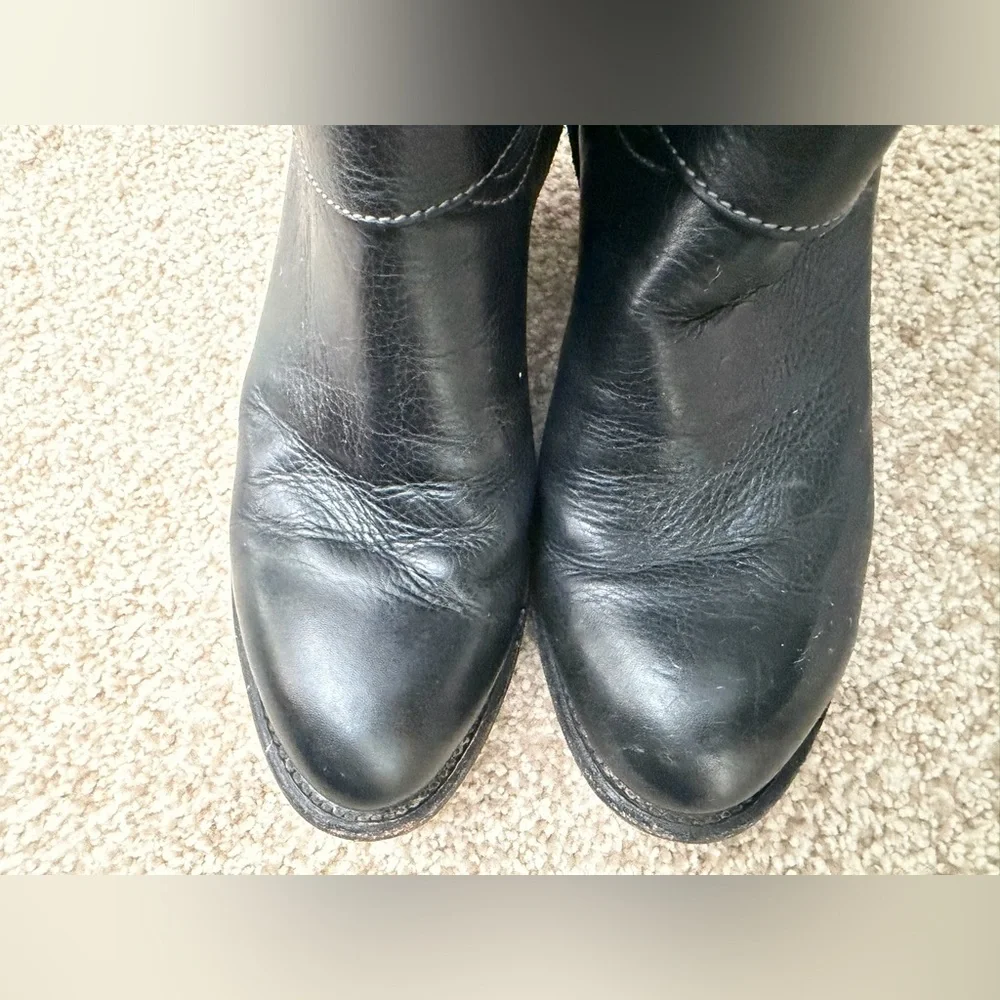 Muro WOMEN'S LEVELLAND WESTERN BOOTS ROUND TOE‎ buckle